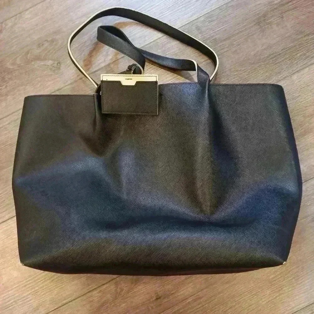 Indigo leather bag